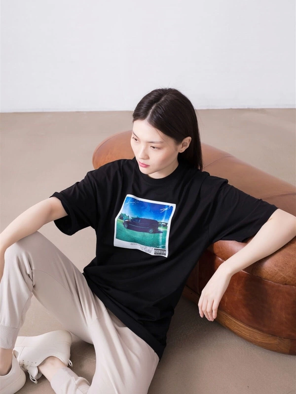Unisex M.a.a.d City Kendrick Lamar Siyah Tshirt