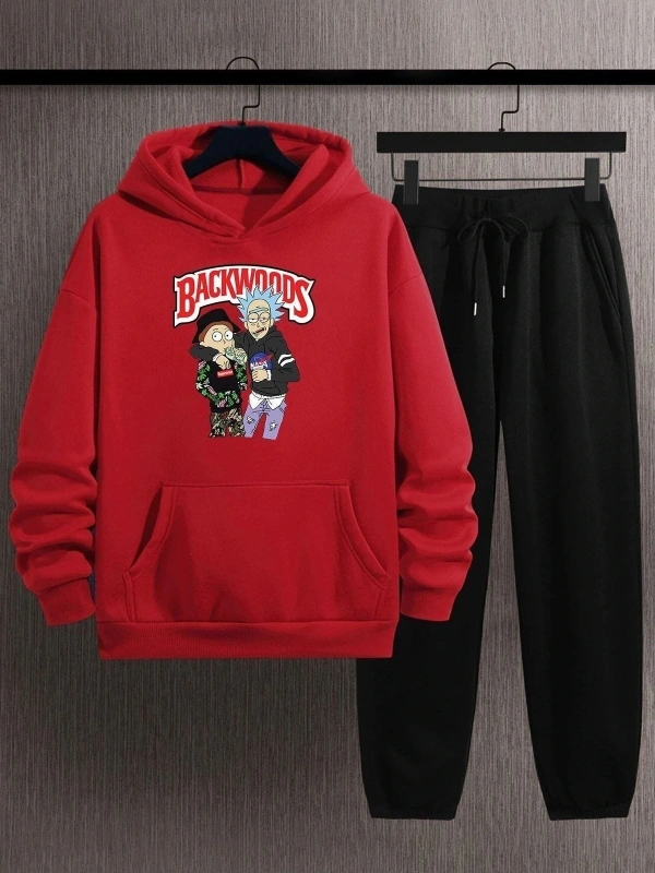 Unisex Makima Hugging Denji Eşofman Takımı Kp-siyah-3goz-esh-siyah