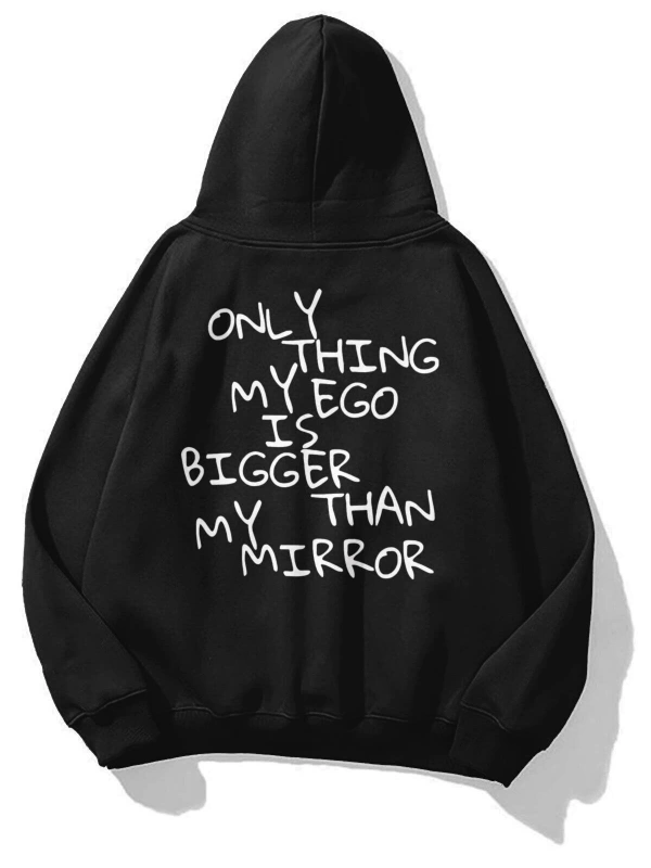Unisex My Ego Sweatshirt Siyah