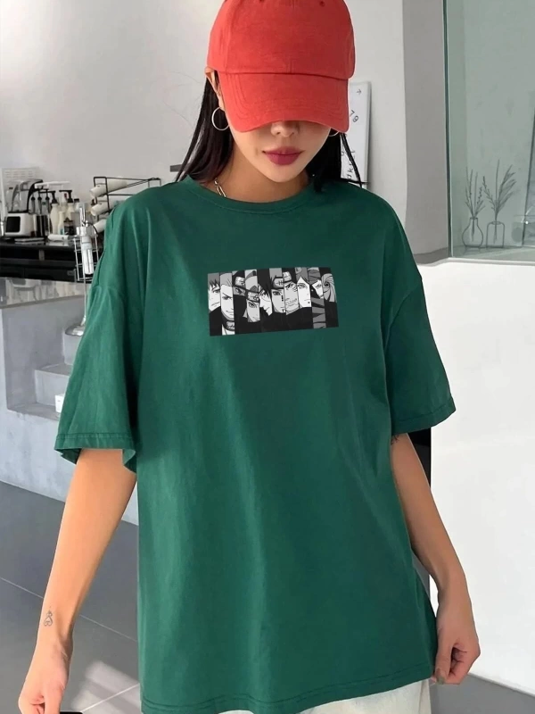 Unisex Naruto Baskılı T-shirt