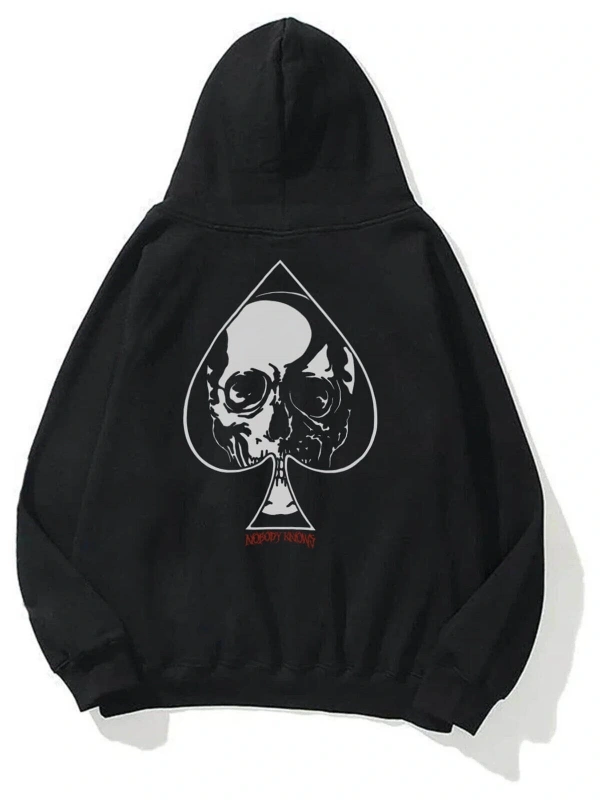 Unisex Nobody Knows Sweatshirt Siyah