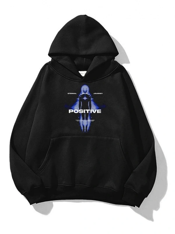 Unisex Positive Sweatshirt Siyah