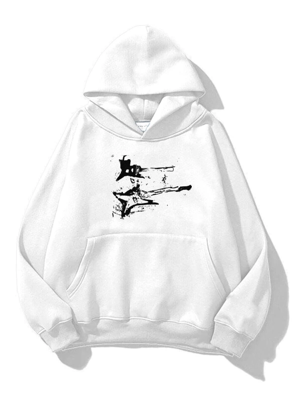 Unisex Punk Gitar Sweatshirt