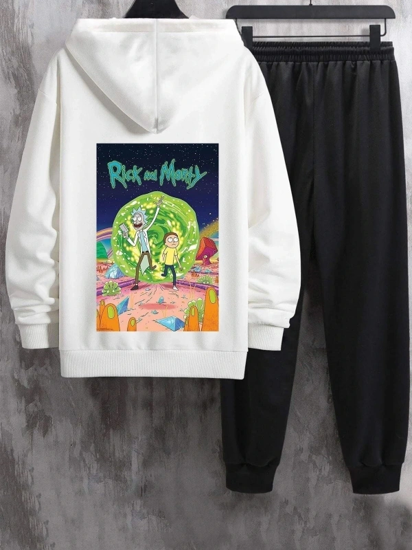Unisex Rick And Morty Eşofman Takımı Kp-siyah-rıckmorty-esh-siyah