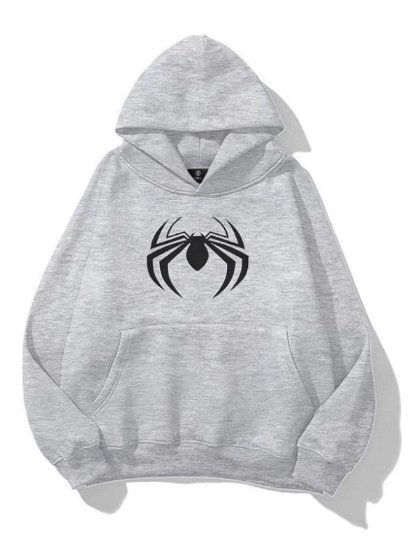 Unisex Spiderman Sweatshirt  Gri