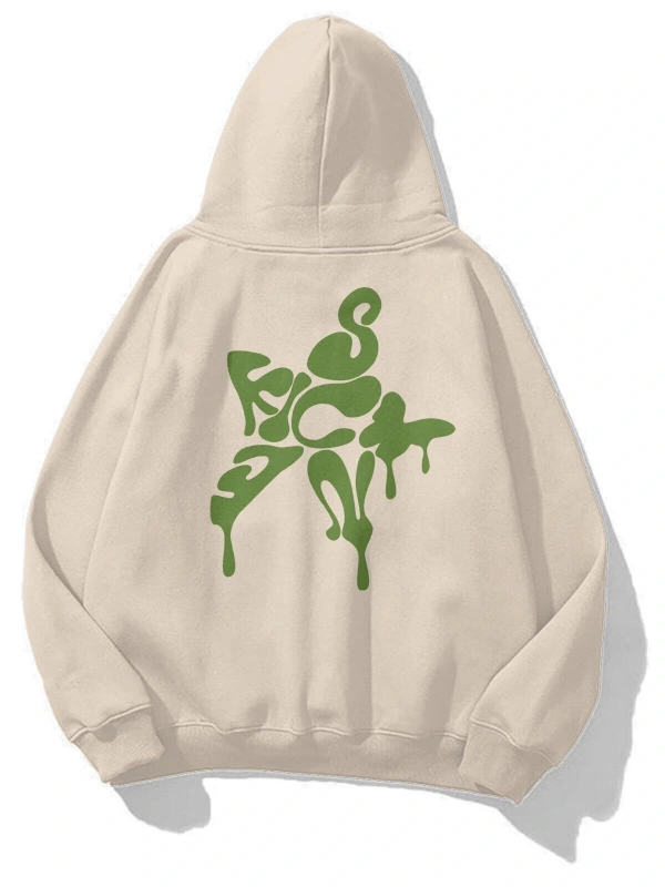 Unisex Star Sicken Sweatshirt Gri