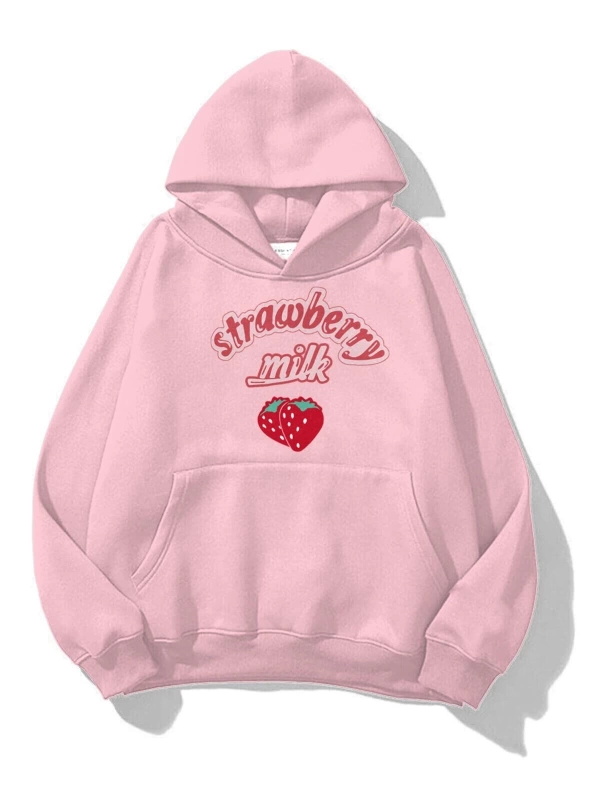 Unisex Strawberry Milk Sweatshirt Hoodie