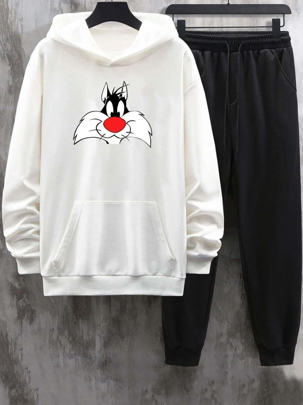 Unisex Sylvester Eşofman Takımı KP-SIYAH-SLYVESTR-ESH-DUZ