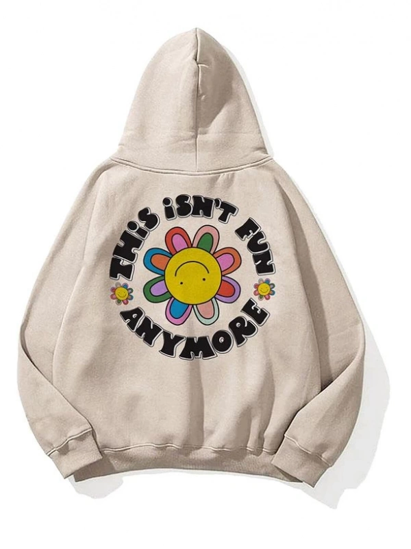 Unisex This Isnt Fun Sweatshirt Hoodie Gri