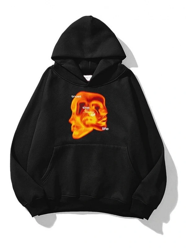 Unisex Timing Of Life Sweatshirt Siyah