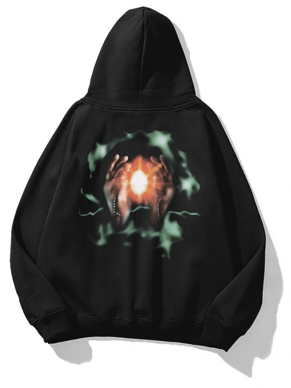 Unisex Utopia Pray Travis Scott Sweatshirt Hoodie Siyah