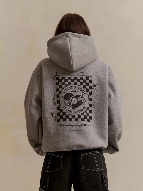 Unisex What a Time To Be Outside Sweatshirt Gri