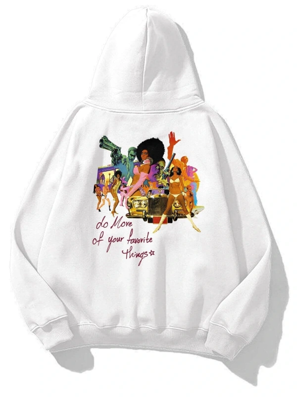 Unisex Your Favorite Things Sweatshirt Beyaz