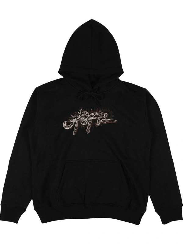 Utopia Travis Scott Oversize Unisex Kapüşonlu Sweatshirt Hoodie Siyah