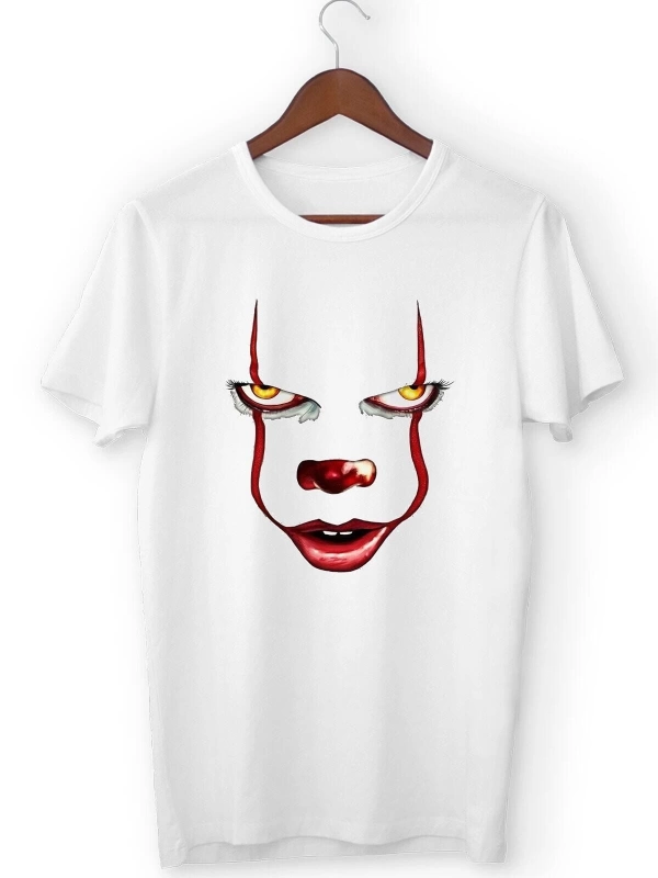 Vtshirt Beyaz -unisex -joker9-ıllustrasyon Çizim- Y-051