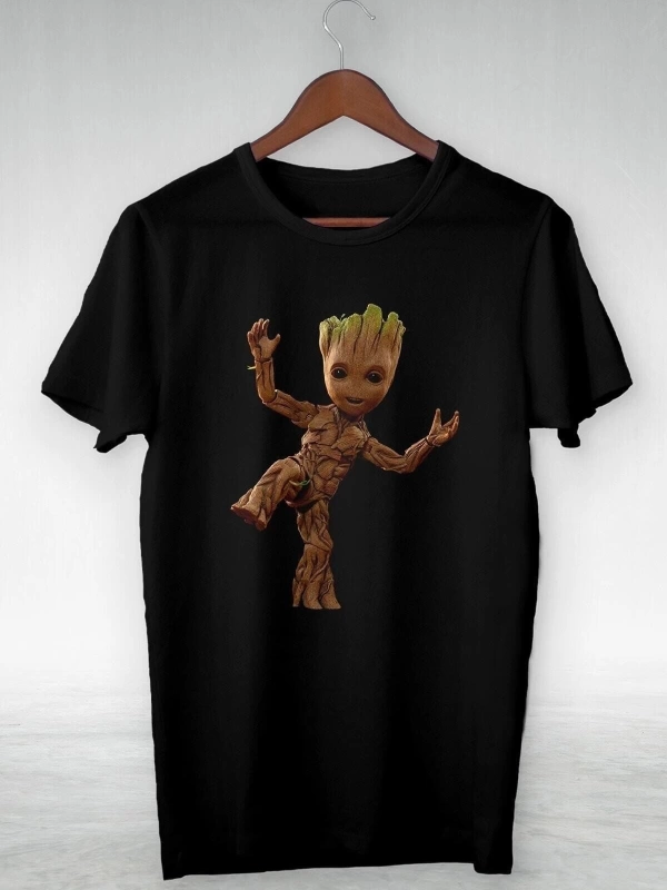 Vtshirt Siyah -groot-2- Illustrasyon Çizim- Y-025