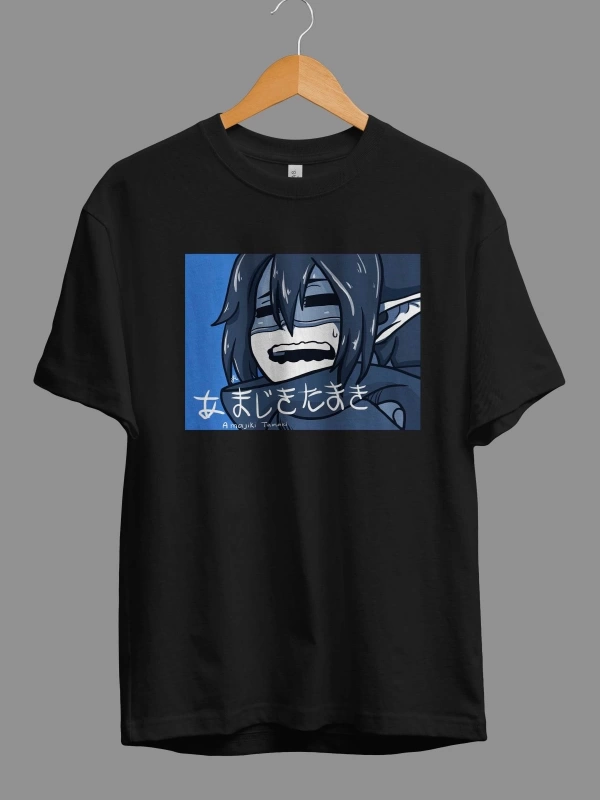 Wed Oversize My Hero Academia Tamaki Amajiki Anime Karakter Baskılı Özel Tasarım Tişört