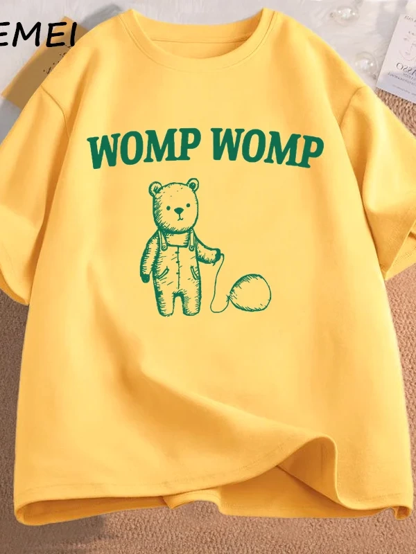 Womp komik T Shirt erkekler iğneleme giyim grafik Meme t-shirt pamuk T Shirt erkek giyim boy  3050