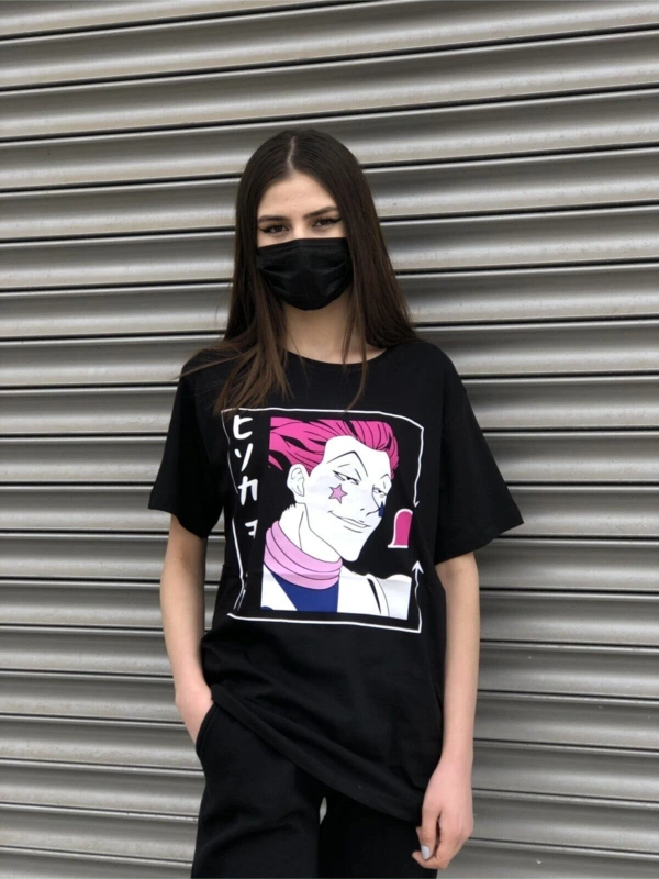 Y2k Harajuka Style Etiket Hunter X Hunter Hisoka Morow T-shirt Rtnt420040