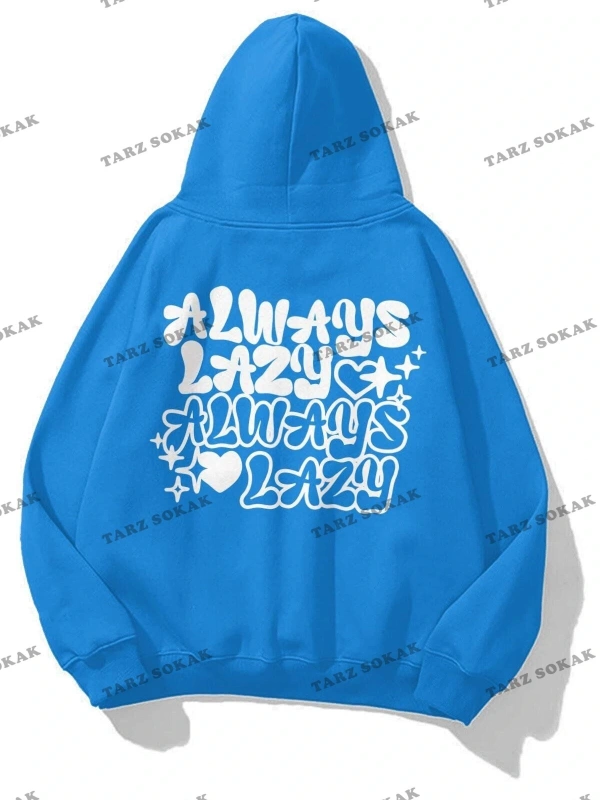 Y2K Unisex Always Lazy Sweatshirt Soft KOD 1639