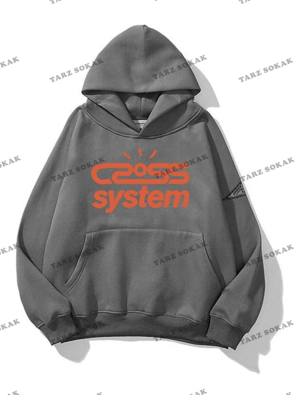 Y2K Unisex Cross System Sweatshirt Hoodie KOD 1921