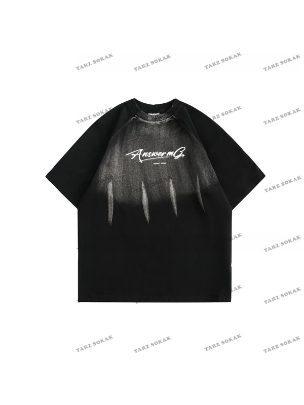 Y2K Unisex Harajuka Anime Retro Kawai Kuromi T-shirt Kod-Mavi-Etiket:  8407