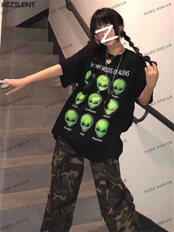 Y2K Unisex Harajuka Anime Retro Kawai Kuromi T-shirt Kod  Rertr Tarzsokak 6645