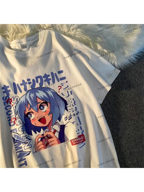 Y2K Unisex Harajuka Anime Retro Kawai Kuromi T-shirt Kod  Rertr Tarzsokak 6654