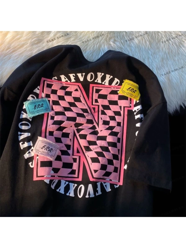 Y2K Unisex Harajuka Anime Retro Kawai Kuromi T-shirt Kod  Rertr Tarzsokak 6718