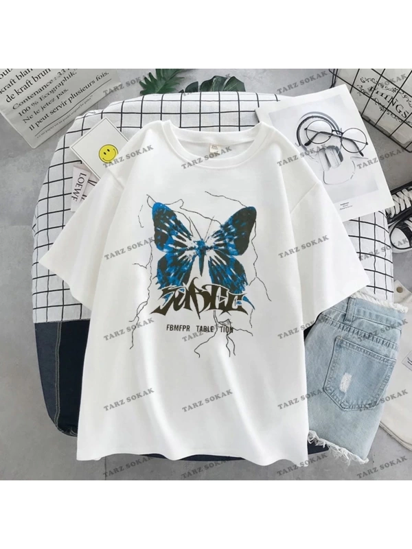 Y2K Unisex Harajuka Anime Retro Kawai Kuromi T-shirt Kod  Rertr Tarzsokak 6744