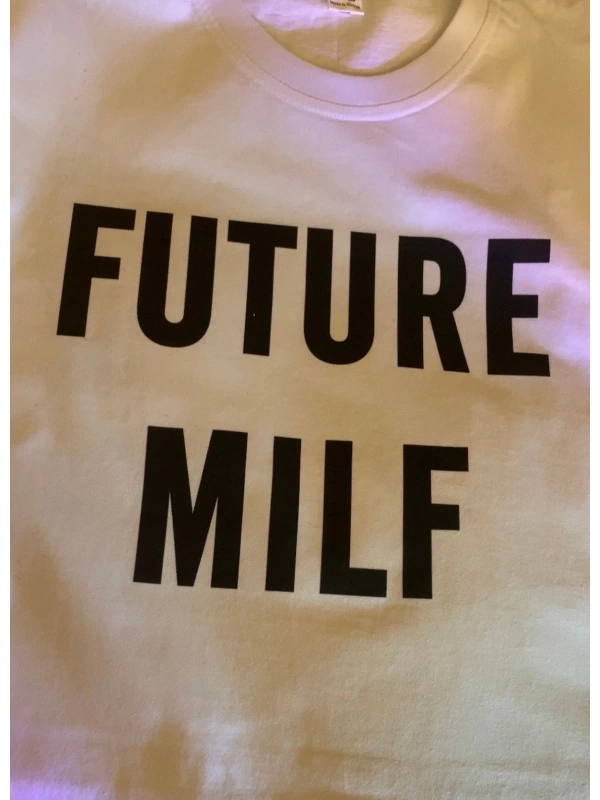 Y2k Unisex Oversize Future Milf Tshirt