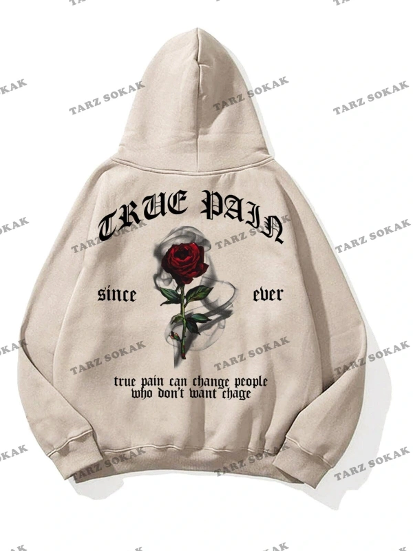Y2K Unisex True Pain Sweatshirt Hoodie KOD 1930