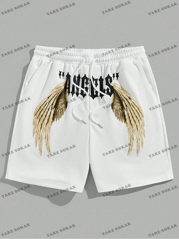 Y2K Unisex Yaz Şort Bermuda Harajuka Anime Retro KOD-11445