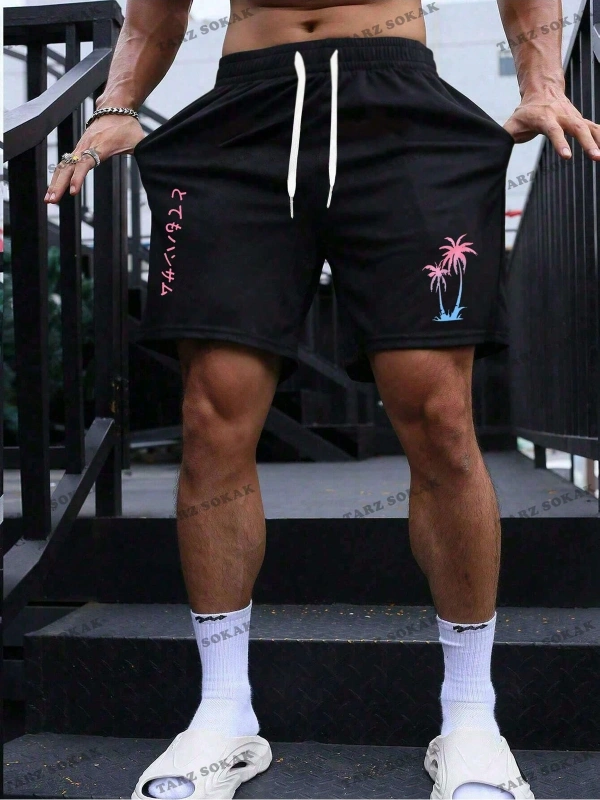 Y2K Unisex Yaz Şort Bermuda Harajuka Anime Retro KOD-11455