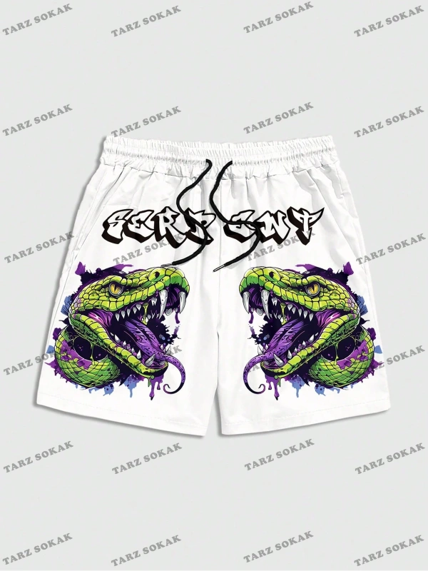 Y2K Unisex Yaz Şort Bermuda Harajuka Anime Retro KOD-11525