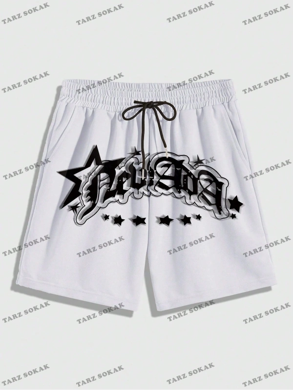 Y2K Unisex Yaz Şort Bermuda Harajuka Anime Retro KOD-11541