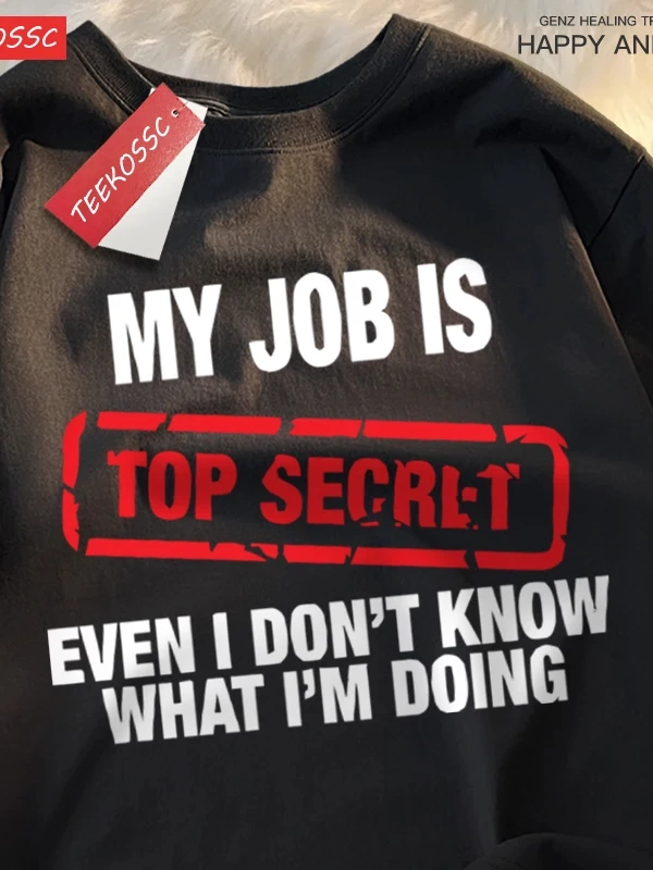 Y2k Vintage Tişört Tee Benim işim üst Segret Ecen ne yaptığımı bilmiyorum