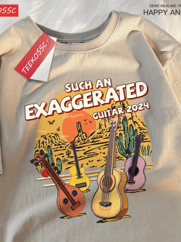 Y2k Vintage Tişört Tee Böyle bir abartılı gitar