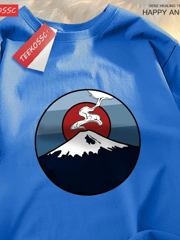 Y2k Vintage Tişört Tee Dağı Fuji patlama sahne