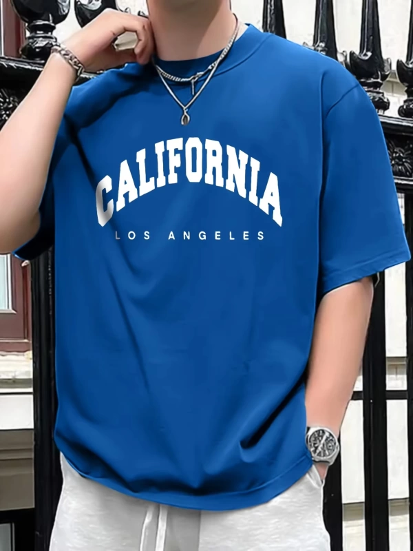 Y2k Vintage Tişört Tee Fit Artı KALİFORNİYA Baskılı