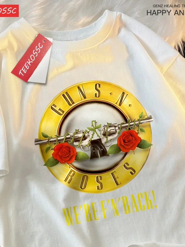 Y2k Vintage Tişört Tee Guns n roses biz geri