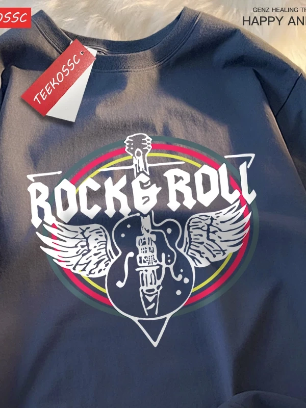 Y2k Vintage Tişört Tee Kaya rulo elektrik gitar