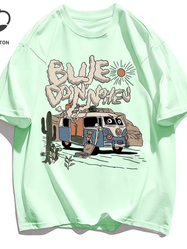 Y2k Vintage Tişört Tee Lütfen Amerikan Retro Karikatür
