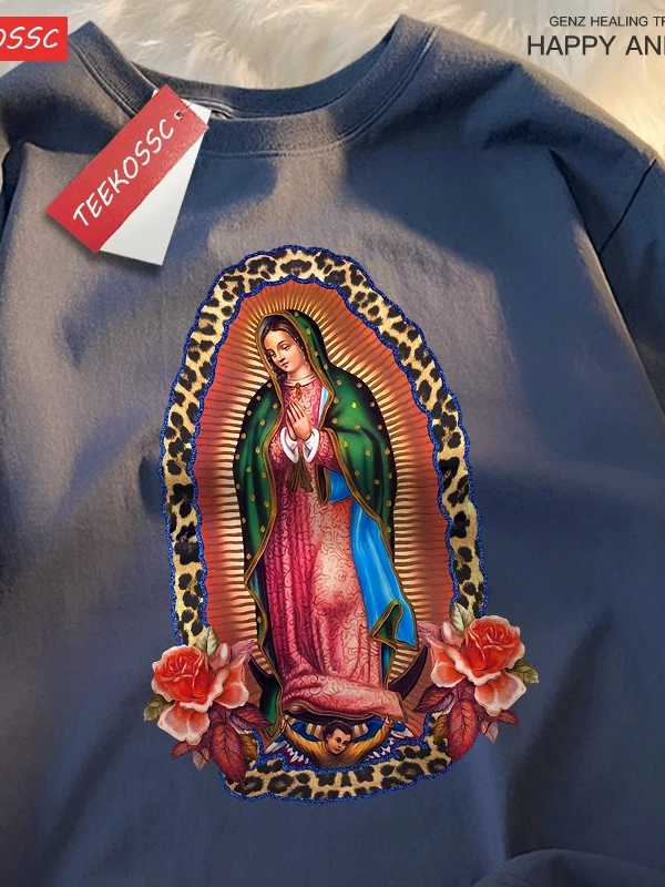 Y2k Vintage Tişört Tee Nuestra Señora De Guadalupe