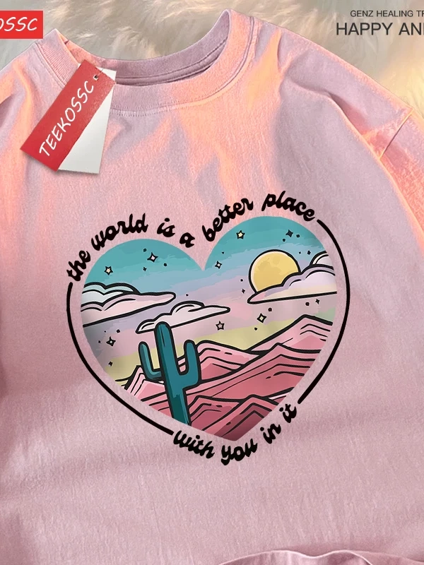Y2k Vintage Tişört Tee Waild daha iyi bir yer baskı