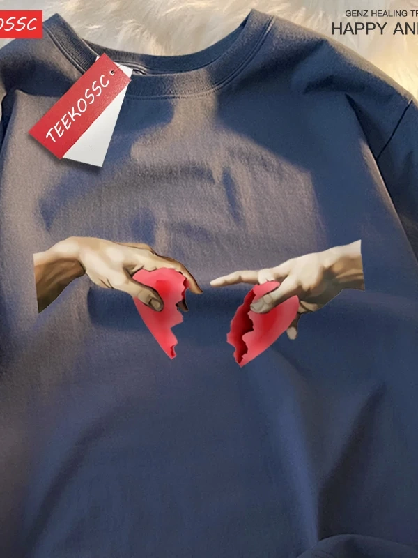 Y2k Vintage Tişört Tee Yanlışlıkla kırma aşk üstleri