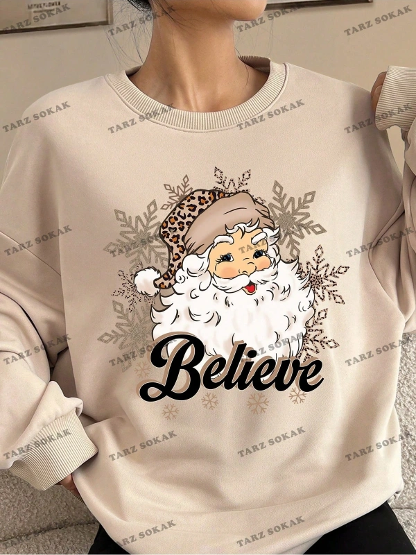 Y2K YENİ SEZON SSWEAT HARAJUKA KUROMİ RETRO KOD 1283 Bej