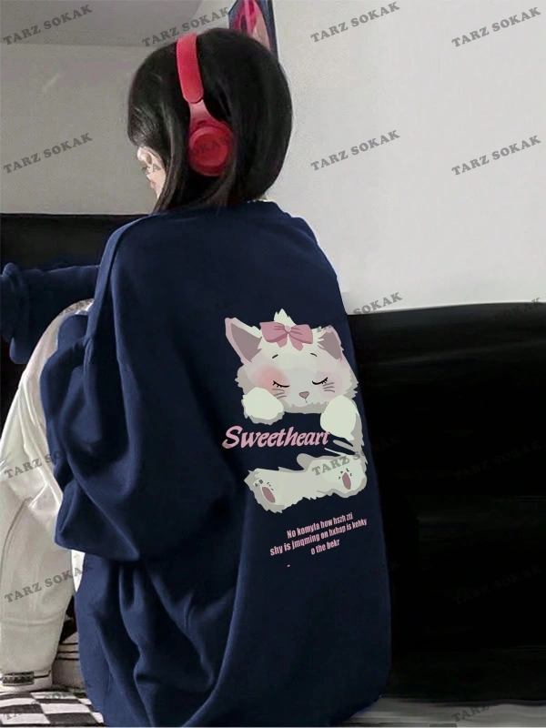 Y2K  YENİ SEZON SSWEAT HARAJUKA KUROMİ RETRO KOD 156