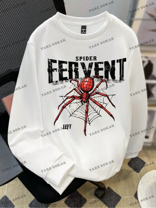 Y2K YENİ SEZON SSWEAT HARAJUKA KUROMİ RETRO KOD 1606 Beyaz