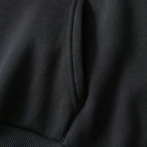 . Essnce Butterfly Print Kangaroo Pocket Drawstring Lined Hoodie Siyah